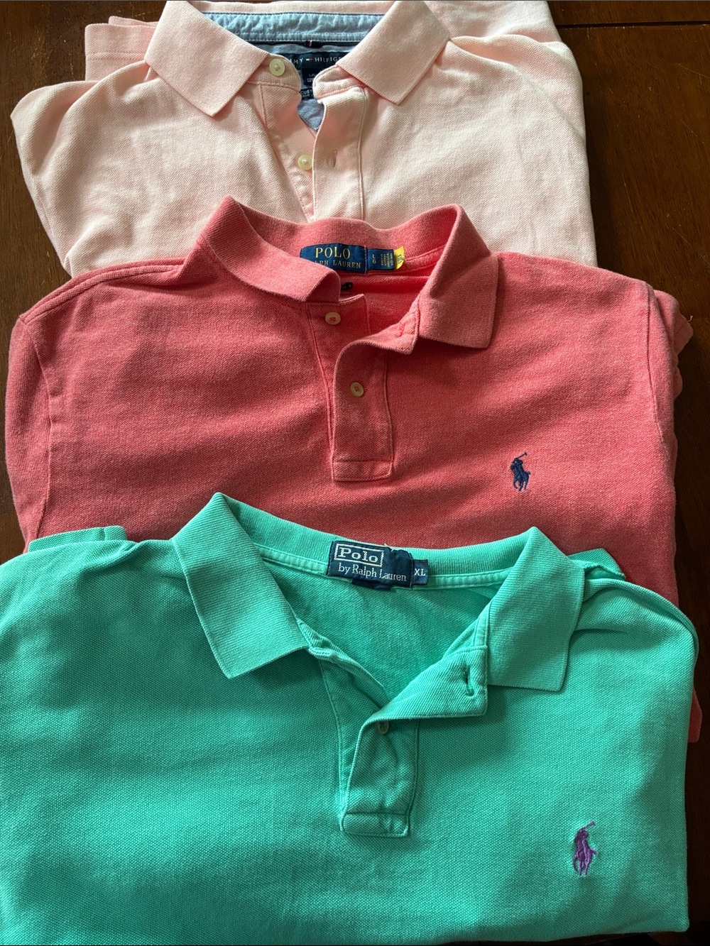 3 POLOS. Tommy Hilfiger and polo. Lot bundle of 3